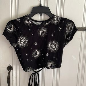 rue21 open back tie top